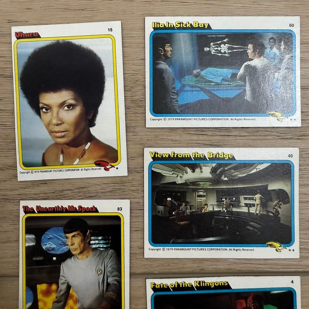 Star Trek‎ The Motion Picture Trading Cards 1979 Paramount Sci-Fi Vintage